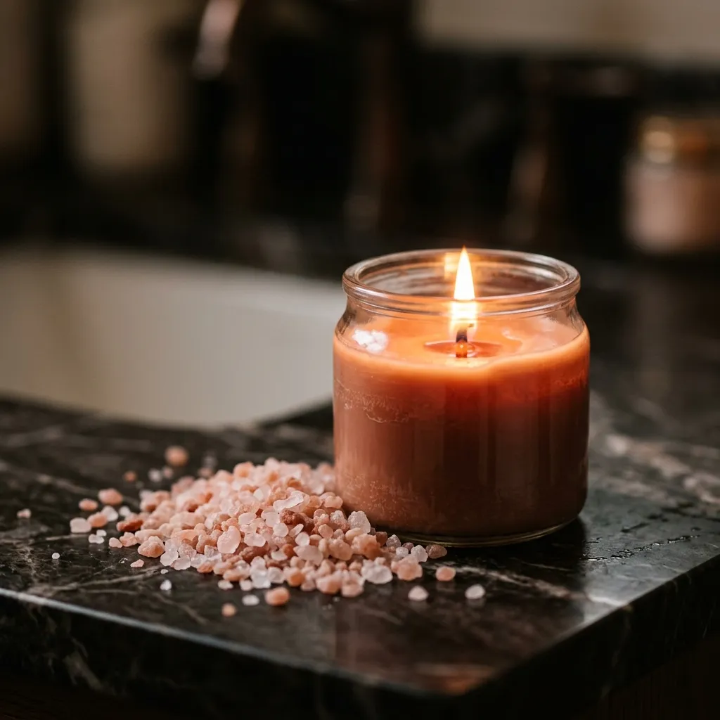 Spa candle ambiance at MBS